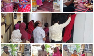 महासमुंद मे वार्ड न 18 मेंआज पढ़ना लिखना अभियान के अन्तर्गत साक्षरता केंद्र का शुभारंभ