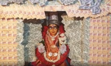 5.16 करोड़ की करेंसी से सजाया गया नेल्लोर में दुर्गादेवी का मंदिर, करें दिव्य दर्शन