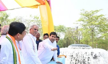 मुख्यमंत्री  भूपेश बघेल ने दुर्ग शहर को दी 140 करोड़ रूपए की लागत वाली अमृत मिशन योजना की सौगात