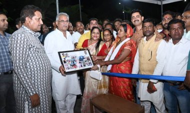 मुख्यमंत्री से भाटापारा क्षेत्र के पंचायत पदाधिकारियों ने की सौजन्य मुलाकात