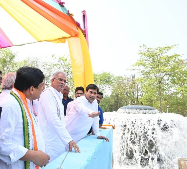 ​​​​​​​मुख्यमंत्री  भूपेश बघेल ने दुर्ग शहर को दी 140 करोड़ रूपए की लागत वाली अमृत मिशन योजना की सौगात