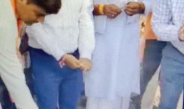 छत्तीसगढ़ के अंतिम मराठा शासक श्रीमंत बिंबाजी राव  भोंसले के समाधि स्थल के दर्शनार्थ अवलोकन हेतु पहुंचे कलेक्टर जिला महासमुंद