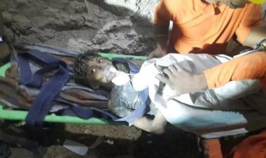 जांजगीर चांपा में ऑपरेशन राहुल पूरा , राहुल को ग्रीन कॉरिडोर बनाकर अस्पताल ले जाया गया.