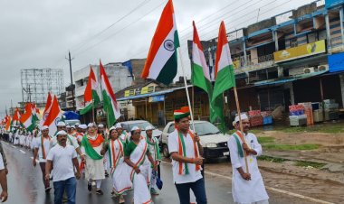 90 विधानसभा क्षेत्रों में कांग्रेस की 6 दिवसीय तिरंगा यात्रा शुरू  प्रदेश कांग्रेस अध्यक्ष मोहन मरकाम कोण्डागांव में हुये शामिल  मुख्यमंत्री भूपेश बघेल पाटन विधानसभा में होंगे शामिल  सभी मंत्री, विधायक अपने क्षेत्रों में होंगे शामिल