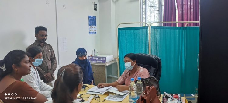 स्त्री रोग विशेषज्ञ डॉ.इंदुबाला मिंज ने जशपुर और कुनकुरी में दो दिन किया हेल्थ कैम्प
