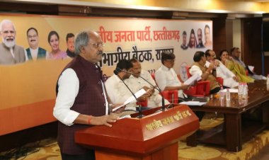 पूर्व मंत्री बृजमोहन अग्रवाल ने भूतो न भविष्यति के आह्वान के साथ कहा, राष्ट्रीय अध्यक्ष जी के भव्य स्वागत का संदेश जन जन तक पहुँचे।