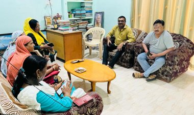 संसदीय सचिव यू.डी. मिंज से मिले आंगनवाड़ी कार्यकर्त्ता संघ के प्रांतीय अध्यक्ष एवं पदाधिकारी