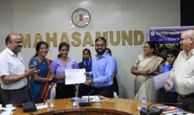 साक्षरता सप्ताह के समापन पर 58 विजयी प्रतिभागी बच्चों को प्रशस्ति पत्र देकर किया गया सम्मानित