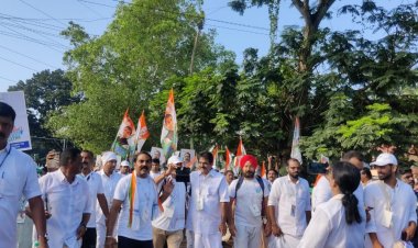 भारत जोडो यात्रा 7 वे दिन में 150 किलोमीटर केरल के कोलम जिला पहुंचे पदयात्री