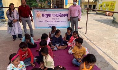 प्रत्युषा फाउंडेशन के द्वारा राष्ट्रपिता महात्मा गांधी एवम पं.लालबहादुर शास्त्री जी की जयंती मनाई  गई