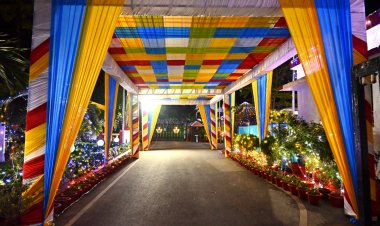 मुख्यमंत्री निवास में देवारी तिहार पर आकर्षक सजावट