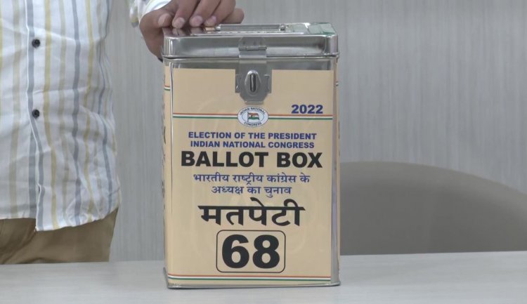 कांग्रेस की अंतरिम अध्यक्ष सोनिया गांधी ने किया मतदान