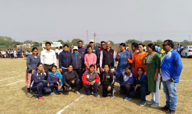 जिला स्तरीय युवा उत्सव खेल प्रतियोगिता में खिलाडियों ने दिखाया दमखम