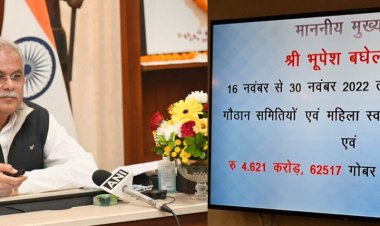 गौठानों द्वारा खुद की जमा पूंजी से गोबर खरीदना, गोधन न्याय योजना की सफलता: मुख्यमंत्री  भूपेश बघेल