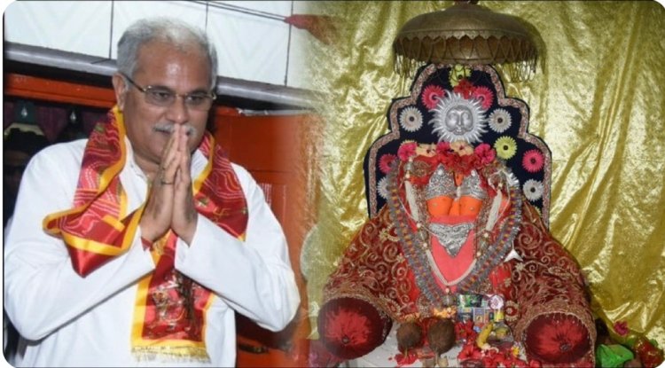 मुख्यमंत्री  भूपेश बघेल ने माँ कौशल्या मंदिर में सुविधाएं बढ़ाने दिए निर्देश
