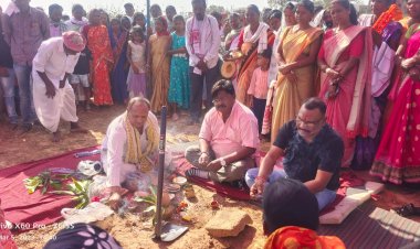 श्रीनदी पर दुलदुला -डीपाटोली मार्ग में बनेगा 5 करोड़ 50 लाख की लागत से बनेगा उच्चस्तरीय पुल, संसदीय सचिव यू.डी. मिंज ने किया कार्य का शुभारंम