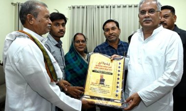 मुख्यमंत्री से छत्तीसगढ़ मनवा कुर्मी क्षत्रिय समाज के प्रतिनिधिमंडल ने की सौजन्य मुलाकात