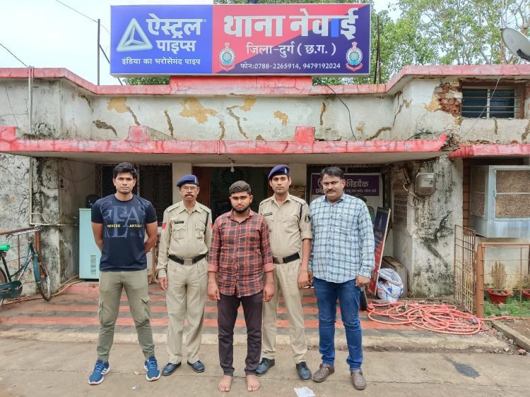 युवक के उकसाने पर लड़की ने की थी सुसाइड, नेवई पुलिस ने फरार आरोपी को यूपी में पकड़ा