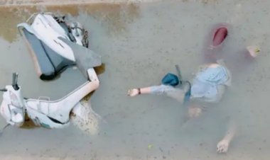 ट्यूशन से घर लौटते वक्त अनियंत्रित होकर स्कूटी सहित नाले में गिरी छात्रा, बेहोशी के कारण हुई मौत