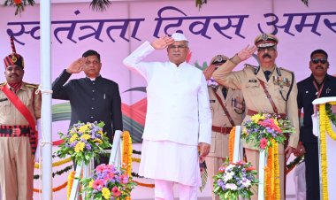 आजादी की लड़ाई से न्याय और लोकतंत्र का अमृत निकला : मुख्यमंत्री भूपेश बघेल