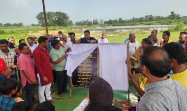 सिरिमकेला में विधायक यू. डी. मिंज ने  पुल निर्माण का किया भूमिपूजन  क्षेत्र का विकास ही मेरा कर्म और समाज की सेवा ही मेरा धर्म- यूडी मिंज