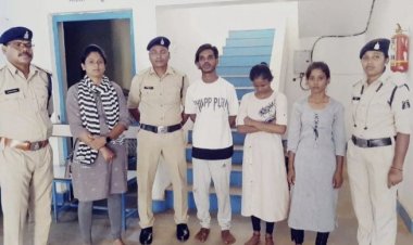 चाकू की नोक पर लूटपाट करने वाले दो युवती सहित तीन गिरफ्तार