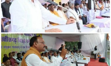 तीस वर्षों से लंबित 27 प्रतिशत ओबीसी आरक्षण एवं राष्ट्रीय जनगणना जैसे अन्य दस ज्वलंत मुद्दों को लेकर रावण भाठा मैदान रायपुर में किया गया ओबीसी महासम्मेलन- ओबीसी राधेश्याम