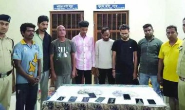 मकान मालिक सहित 9 जुआरी गिरफ्तार2