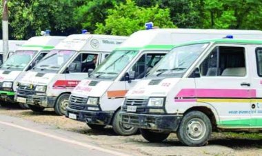 108 और 102 एंबुलेंस के कर्मचारी आज से अनिश्चितकालीन आंदोलन पर