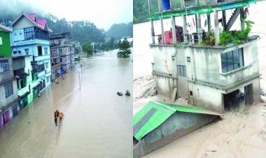 सिक्किम में बादल फटने से भारी तबाही, बह गए सेना के 23 जवान, रेस्क्यू ऑपरेशन जारी