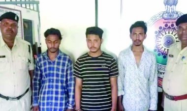 छत्तीसगढ़ राज्य  ट्रक में सो रहे ड्राइवर से लूटपाट, नंदिनी पुलिस ने तीन आरोपियों को किया गिरफ्तार