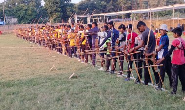 जूनियर राज्य स्तरीय तीरंदाजी प्रतियोगिता आज महासमुंद जिला में संपन्न
