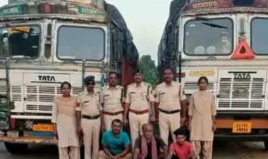 2 ट्रकों में लदे थे 60 टन विस्फोटक, 3 गिरफ्तार