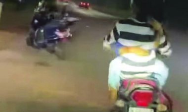 बाइक की पेट्रोल टंकी पर लड़की बिठाकर रोमांस करने वाले युवक पर कार्रवाई, पुलिस ने काटा 4 हजार का चालान