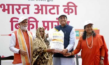 सरकार ने 27.50 रुपये प्रति किलोग्राम भारत ब्रांड आटे की बिक्री शुरू की