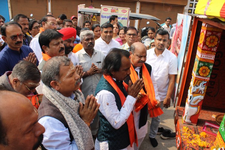 श्री जगन्नाथ मंदिर से रवाना हुआ महाप्रभु के रथ का पहिया, होंगे दिव्य दर्शन