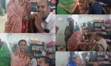 मुजगहन थाना में रक्षाबंधन लक्ष्य वेल्फेयर सोसायटी के साथ