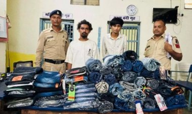 कपड़ा दुकान में चोरी, हिस्ट्रीशीटर सहित 2 आरोपी गिरफ्तार