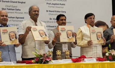 प्रधानमंत्री नरेन्द्र मोदी की नीतियां दुनियाभर में सराही जाती हैं बृजमोहन अग्रवाल  सांसद बृजमोहन ने नमो इंपैक्ट कॉफी टेबिल बुक का किया विमोचन