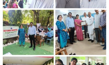 गांधी जयंती पर विशाल निशुल्क स्वास्थ्य शिविर आयोजित