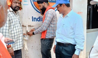 भिलाई  संपत्तिकर जमा नहीं करने पर गौरव पेट्रोल पम्प सील