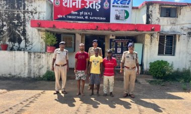 पत्नी के सामने पति को उतारा मौत के घाट, तीन गिरफ्तार