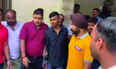 रायपुर  कड़ी सुरक्षा के बीच गैंगस्टर अमन साव को कोर्ट लेकर पहुंची पुलिस