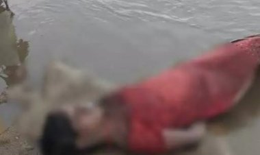 महिला की हाथ -पैर बंधी हुई नदी किनारे मिली लाश, पति पुलिस कस्टडी में किया था सुसाइड