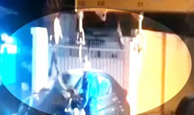 पूर्व विधायक के बंगले में घुसी तेज रफ़्तार कार, बाल-बाल बचे सुरक्षा कर्मी