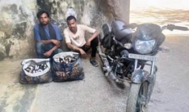 आबकारी टीम ने 200 पाव अवैध देशी मदिरा किया जब्त