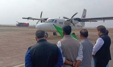 छत्तीसगढ़ के विकास में आज ऐतिहासिक दिन, मुख्यमंत्री विष्णुदेव साय ने रायपुर-अंबिकापुर-बिलासपुर हवाई सेवा का किया शुभारंभ