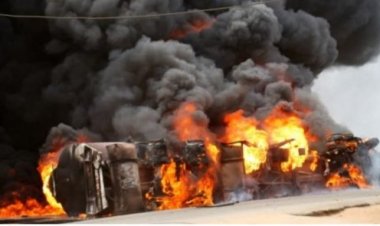 Rajasthan  हाईवे पर बड़ा हादसा, LPG गैस से भरे टैंकर में धमका, 5 लोग जिंदा जले, 40 लोग झुलसे