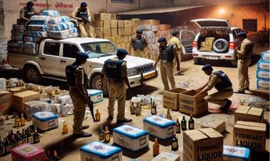 नकली शराब बनाने वाली फैक्ट्री में छापा, एक आरोपी गिरफ्तार