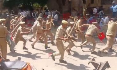 सपा सांसद के घर करणी सेना का हमला, कई पुलिस कर्मी घायल